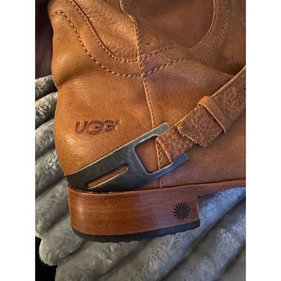 Ugg channing 2 tall riding knee high boot sz 11 leather - Picture 10 of 12